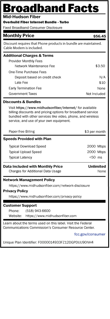 Fiber-Internet-and-Phone—OVERBUILD—Turbo Fiber Internet and Phone OVERBUILD Turbo