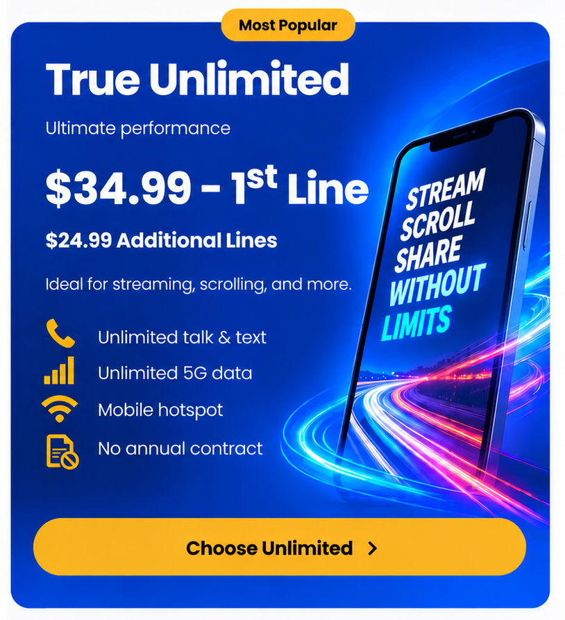 True Unlimited 5G Mobile